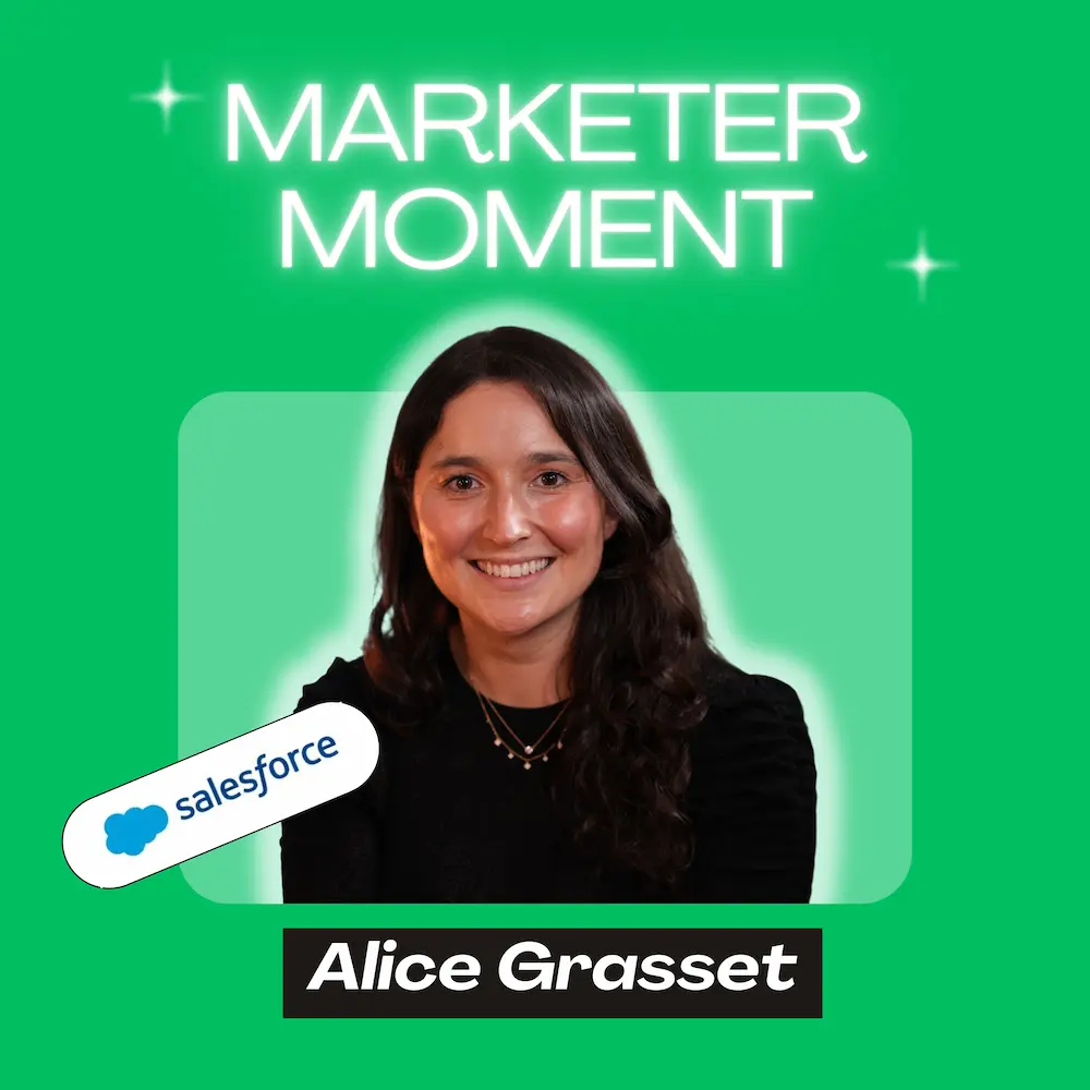 Alice Grasset, De stagiaire à Head of Marketing chez Salesforce