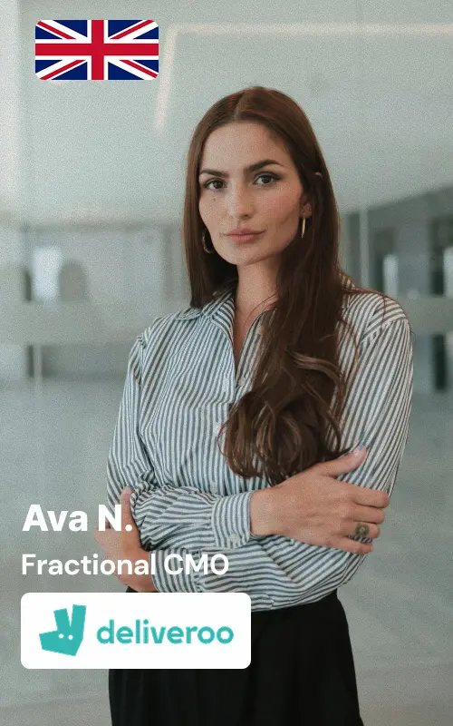 Hire a B2C Fractional CMO ex-Deliveroo with Mateerz