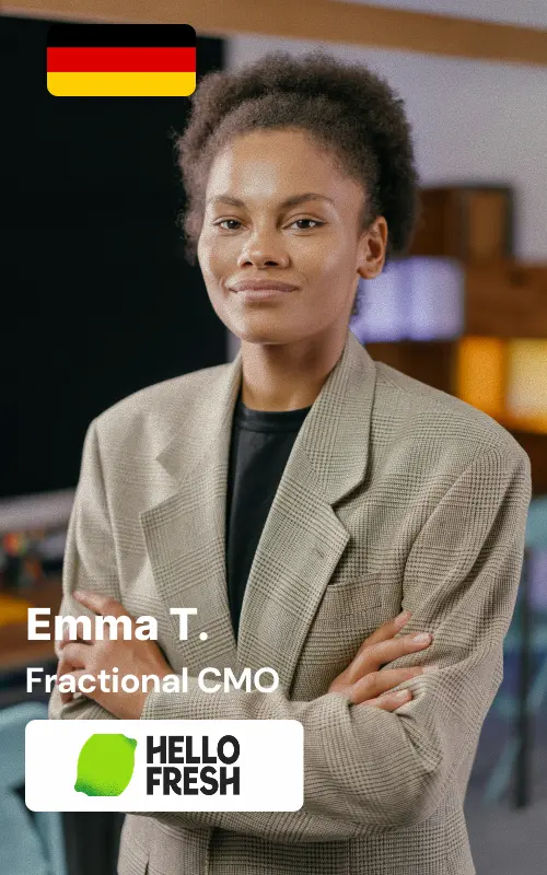 Fractional CMO ex-HelloFresh Marketing-Experte - Mateerz network Berater