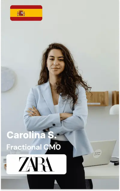Carolina S., Fractional CMO ex-ZARA — Mateerz