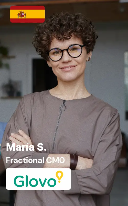 Maria — Fractional CMO at Glovo, Spain